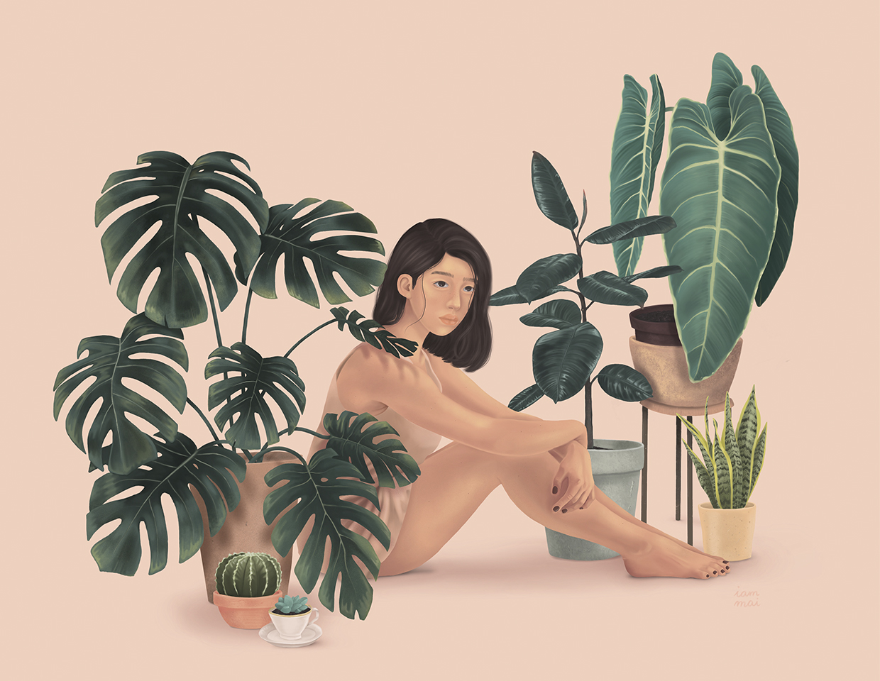 Image illustration girl